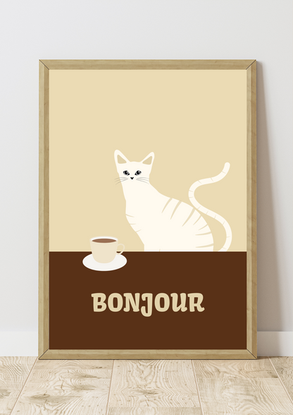 Juliste - Bonjour